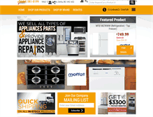 Tablet Screenshot of jindalappliances.com